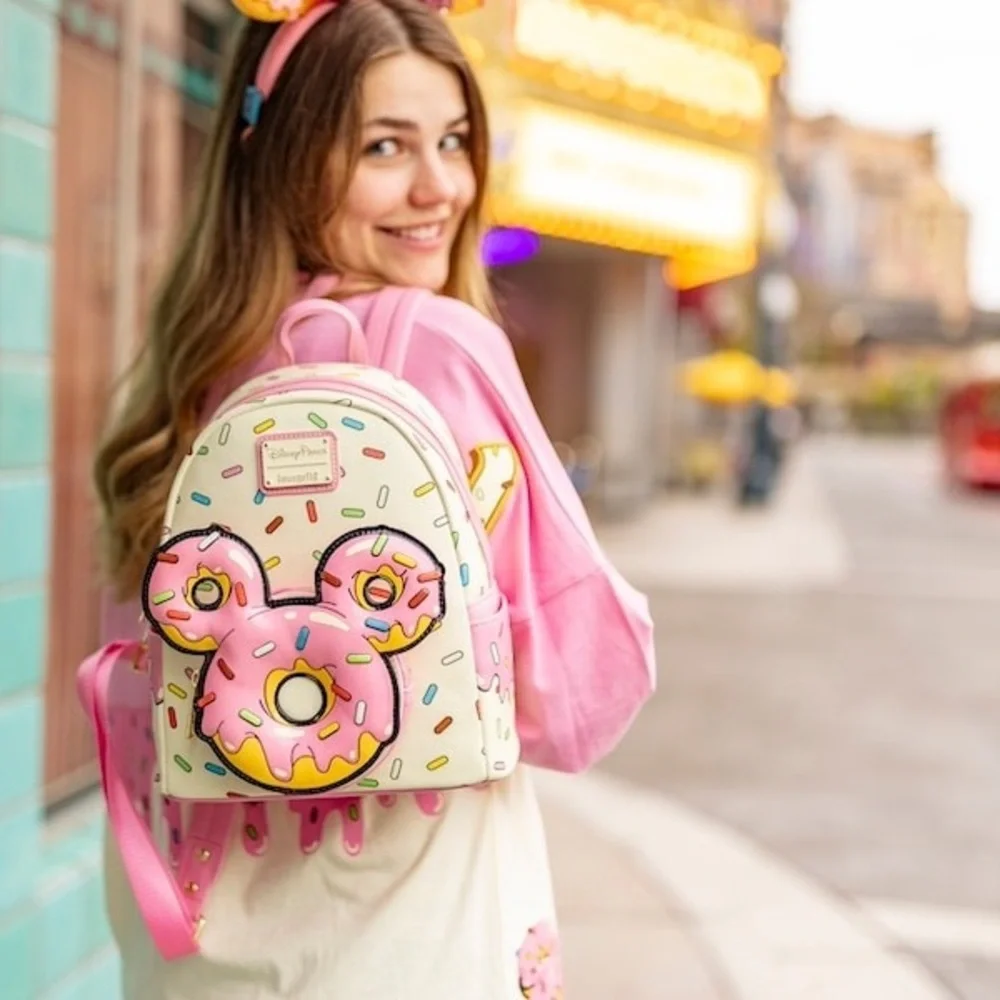 Mickey Mouse Donut Loungefly Mini Backpack - Picture 4 of 4